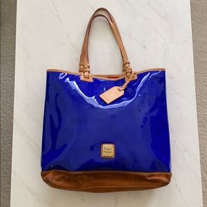 Dooney and Bourke blue shopper tote